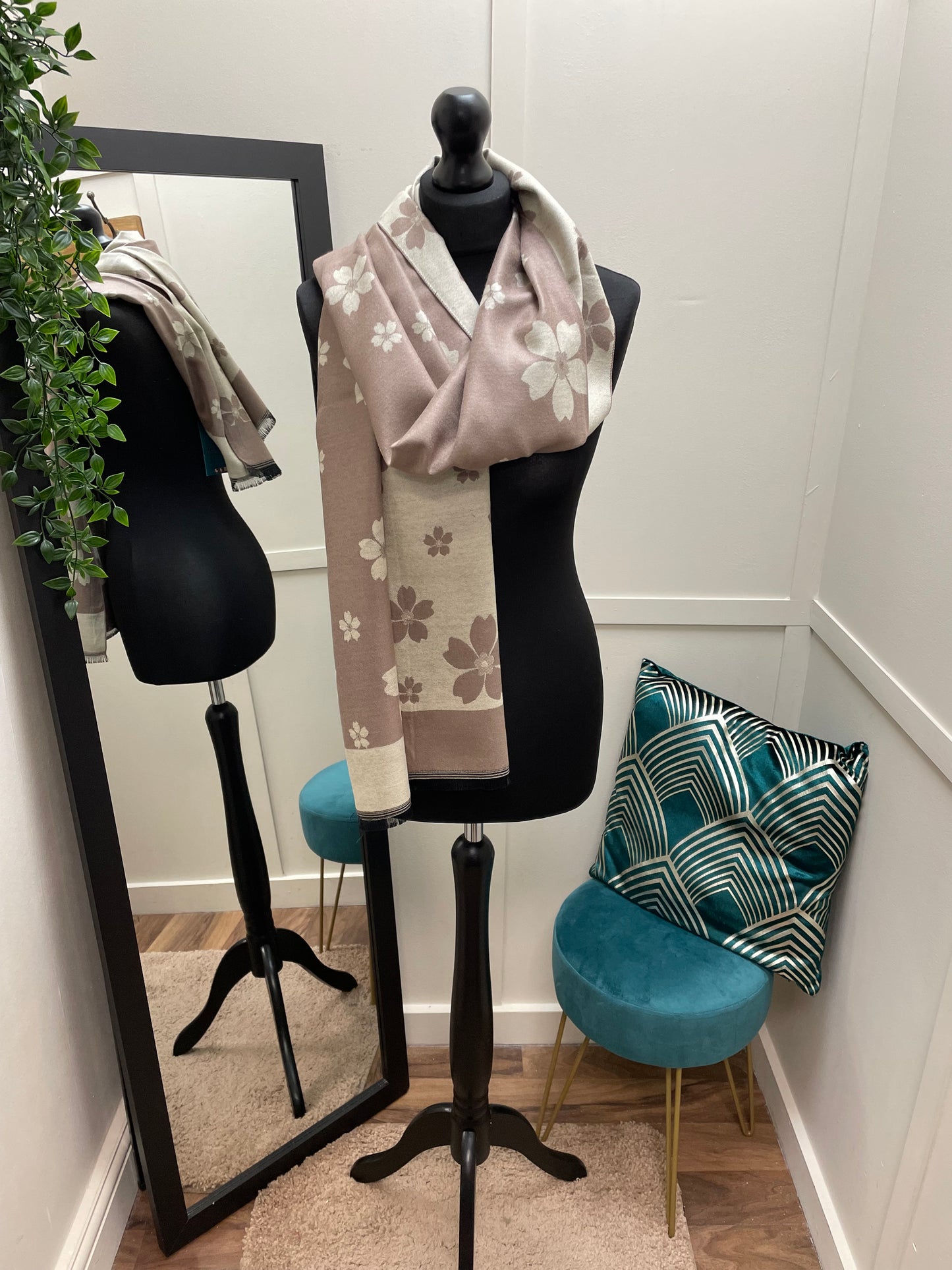 Flower Print Scarves