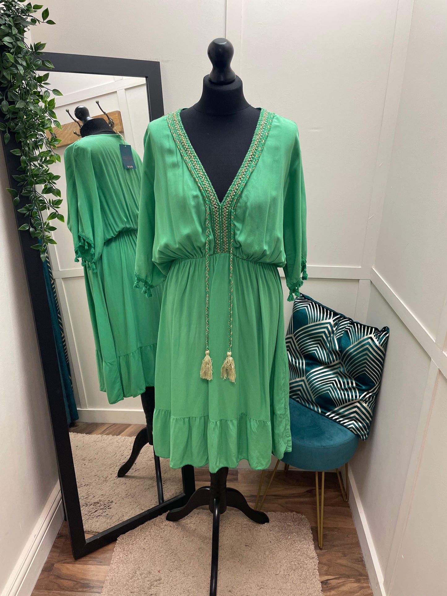 Plain Tassel Dresses