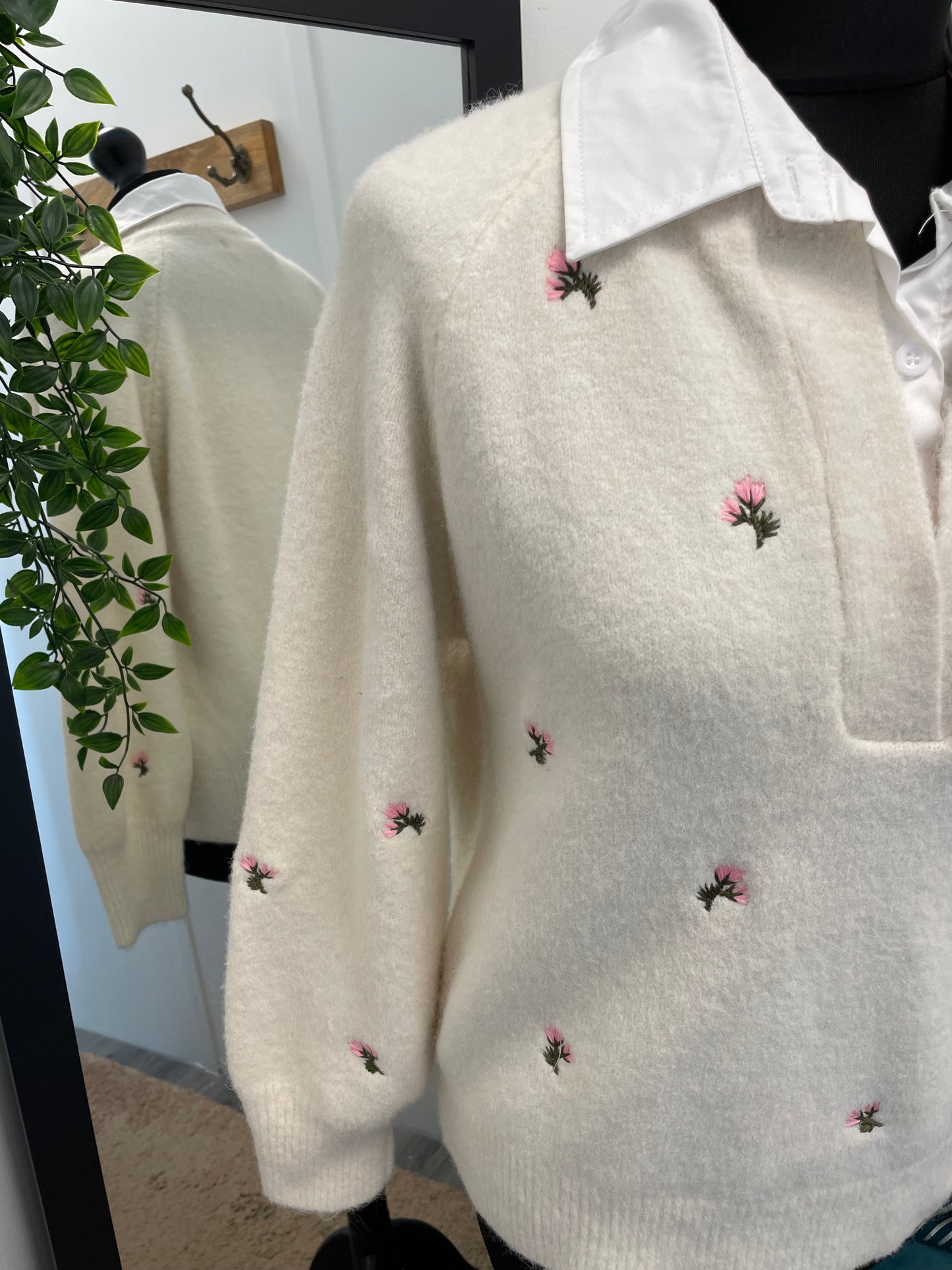 Embroidered Spring Knit