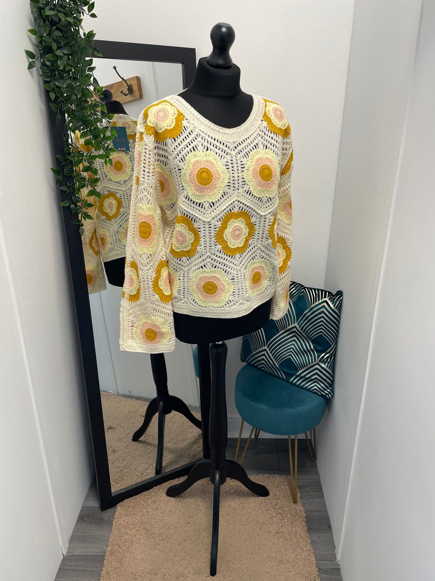 Floral Crochet Top