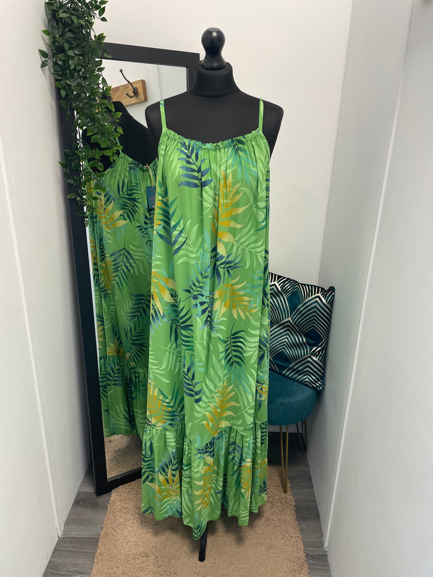Palm Tree Print Maxi Dresses