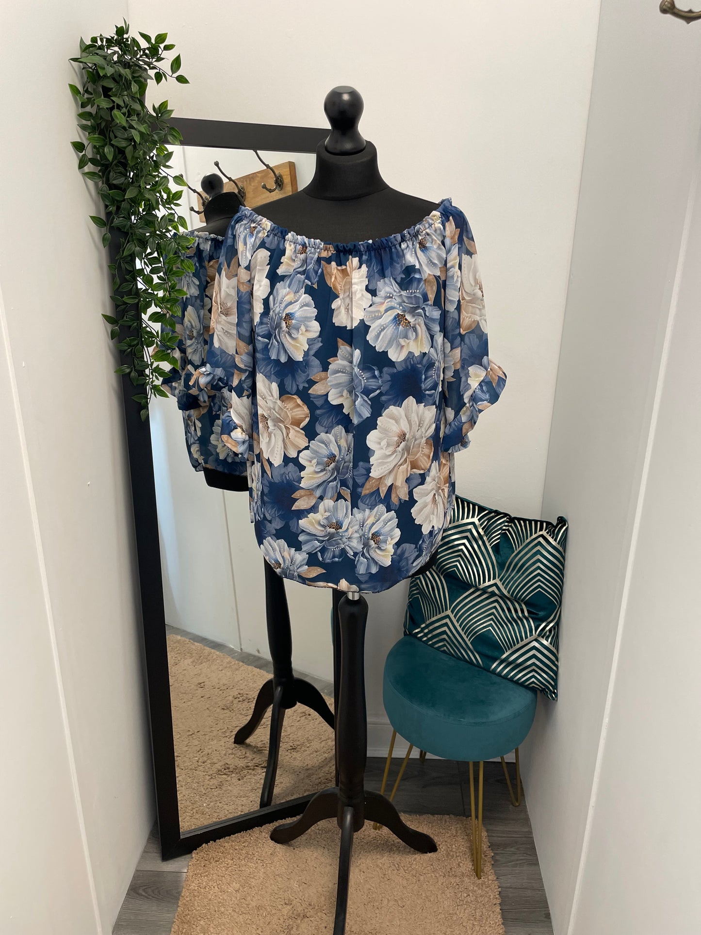 Bardot Floral Blouse