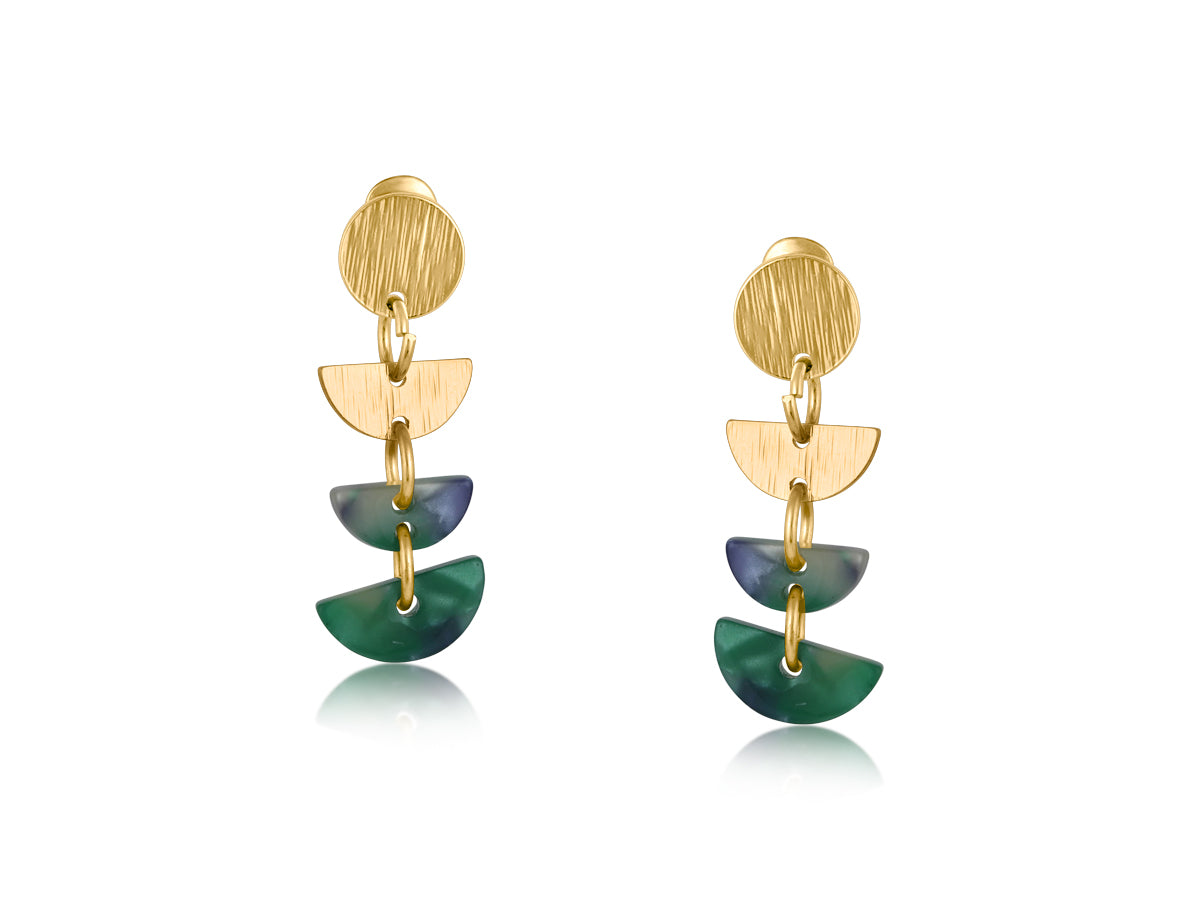 Big Metal London Hortense Drop Earrings