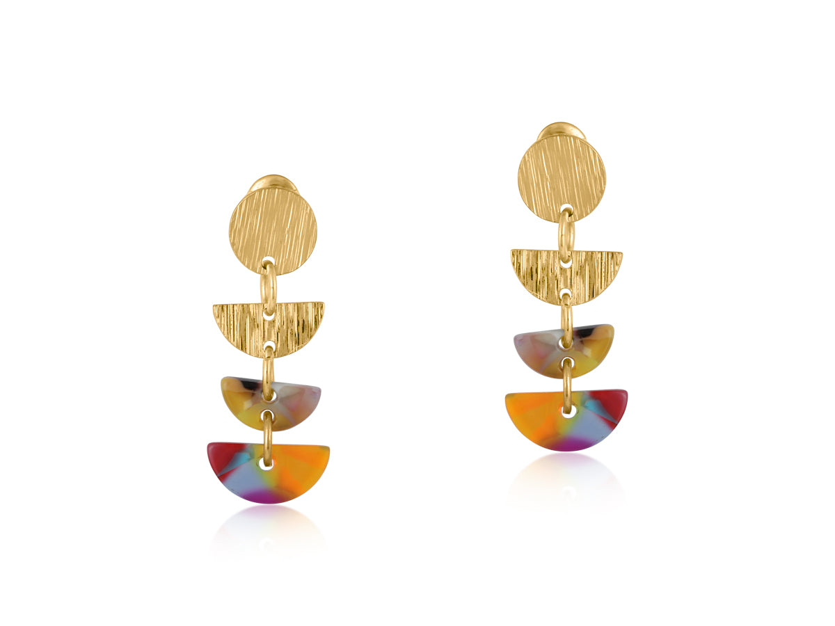 Big Metal London Hortense Drop Earrings