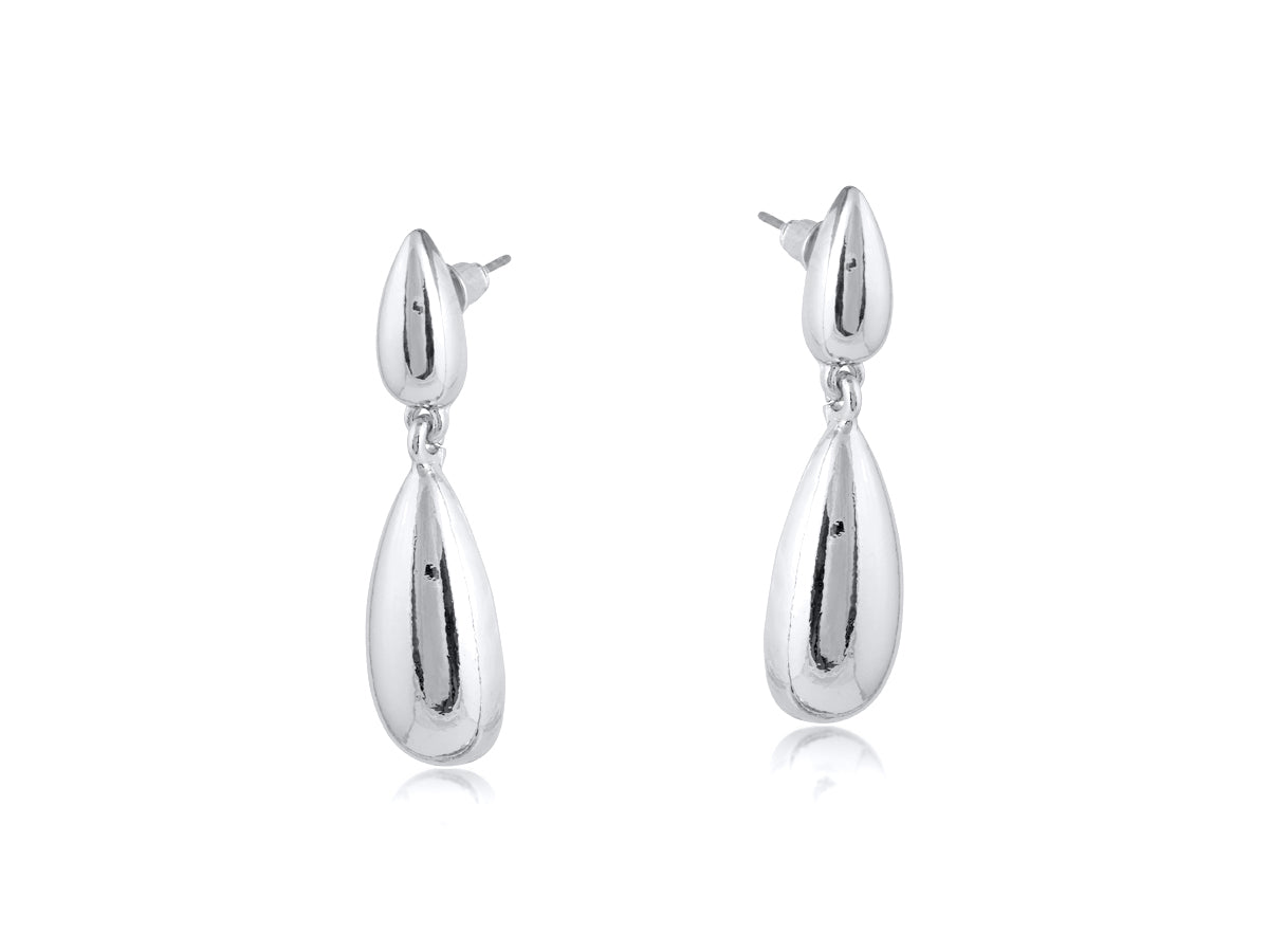 Big Metal London Teardrop Earrings