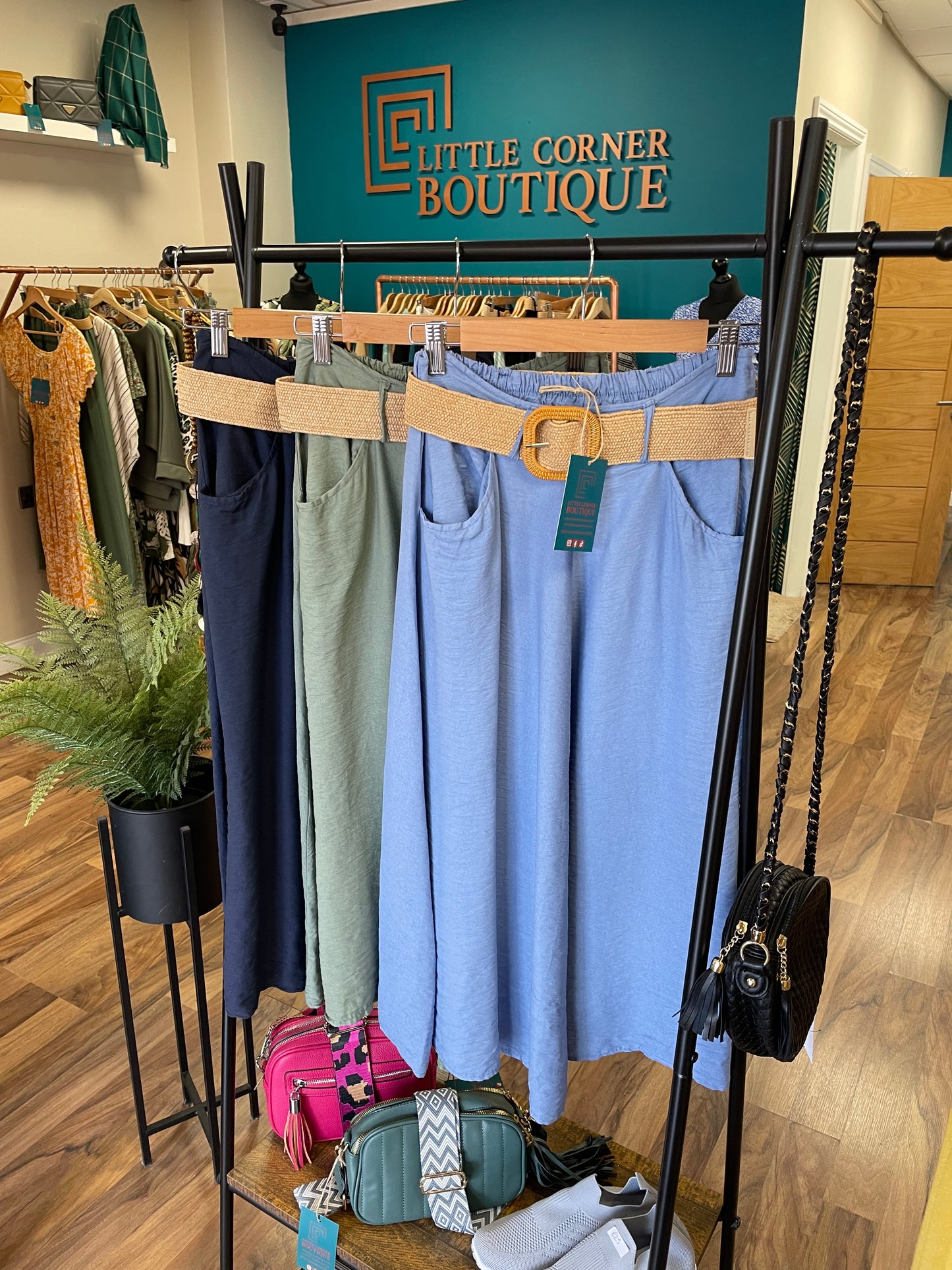 Belted Midi Skirts