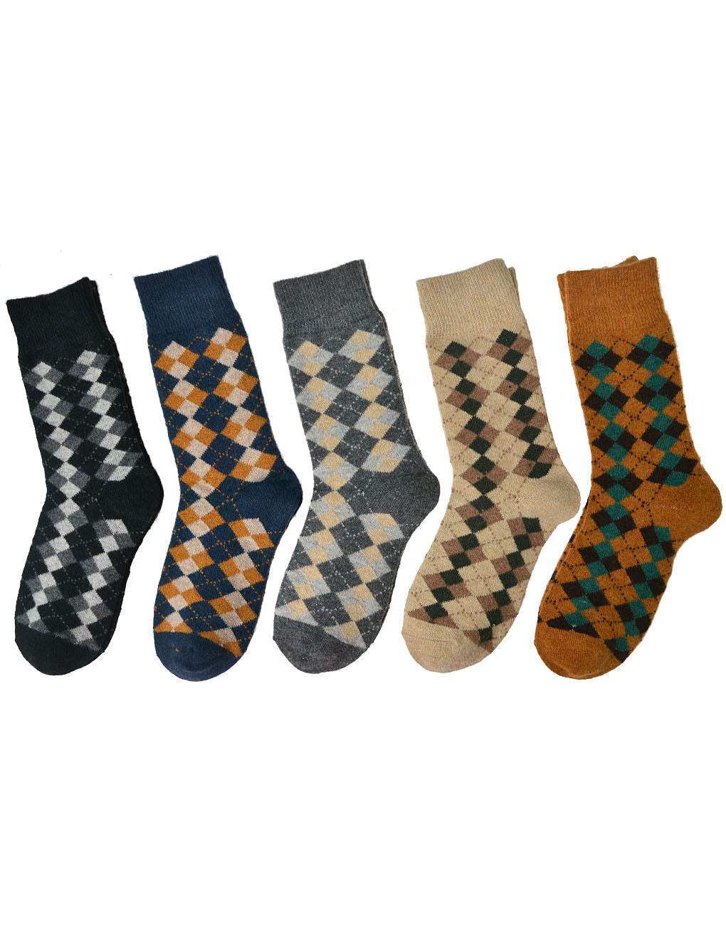 Diamond Print Socks