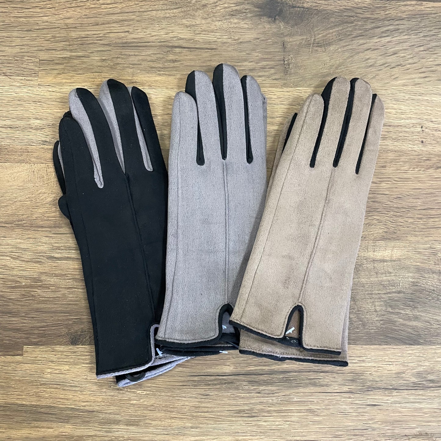 Plain Suede Gloves