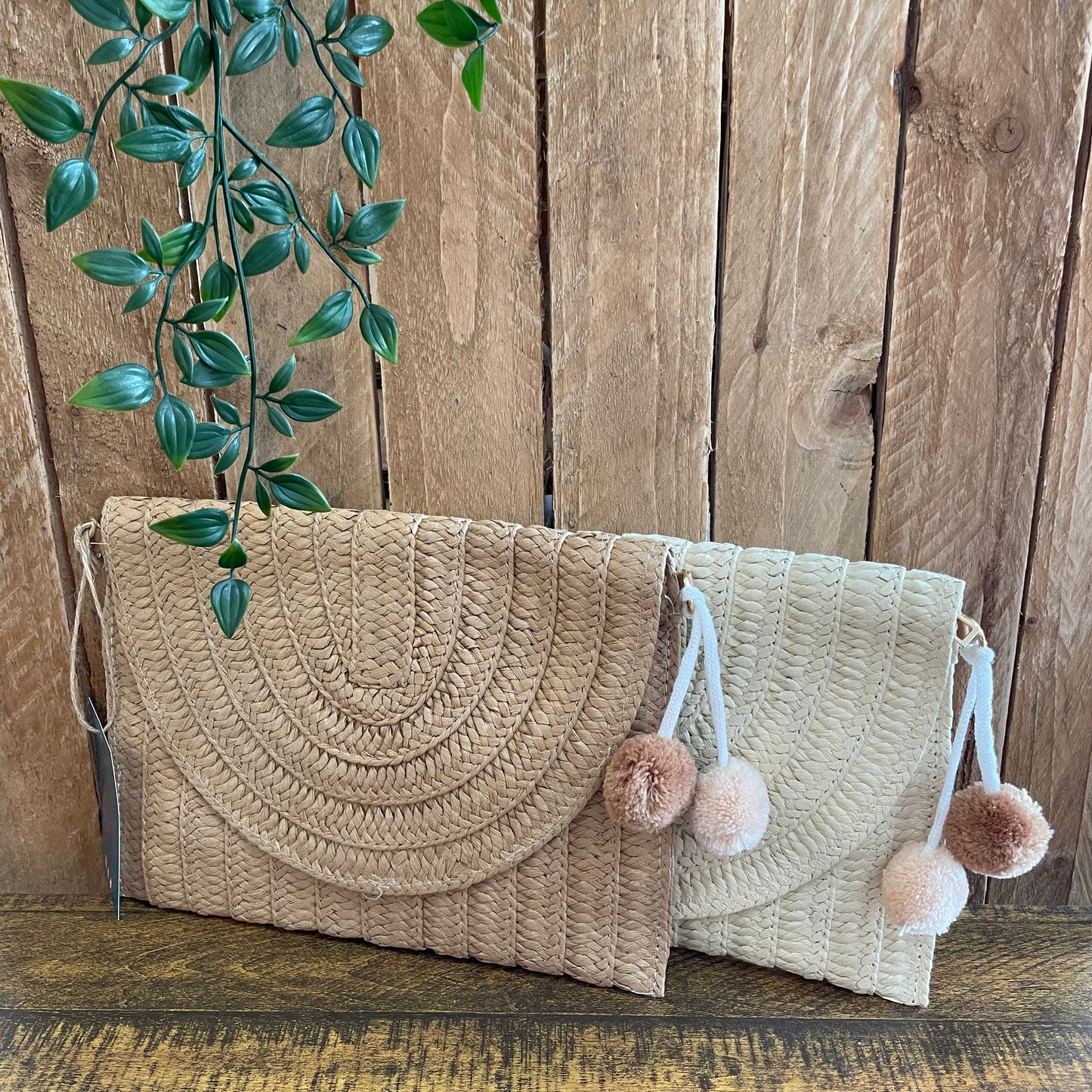Weaved Summer Clutch Bag