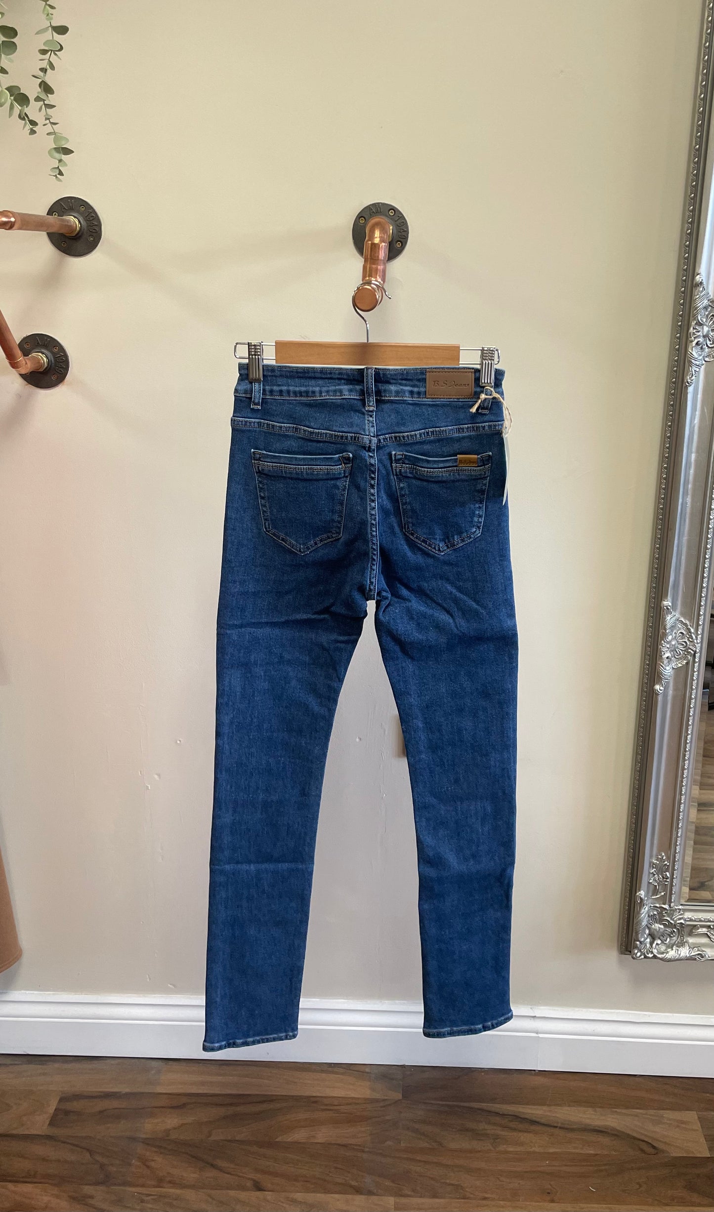 Dark Blue Straight Jeans
