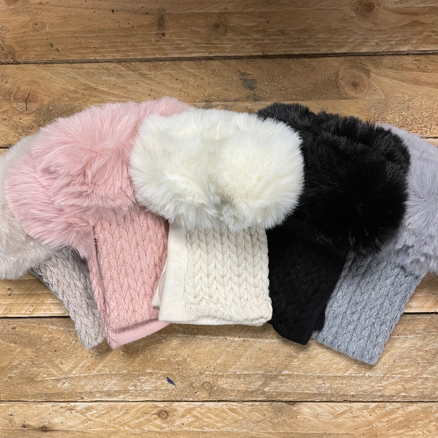 Knitted Fingerless Gloves