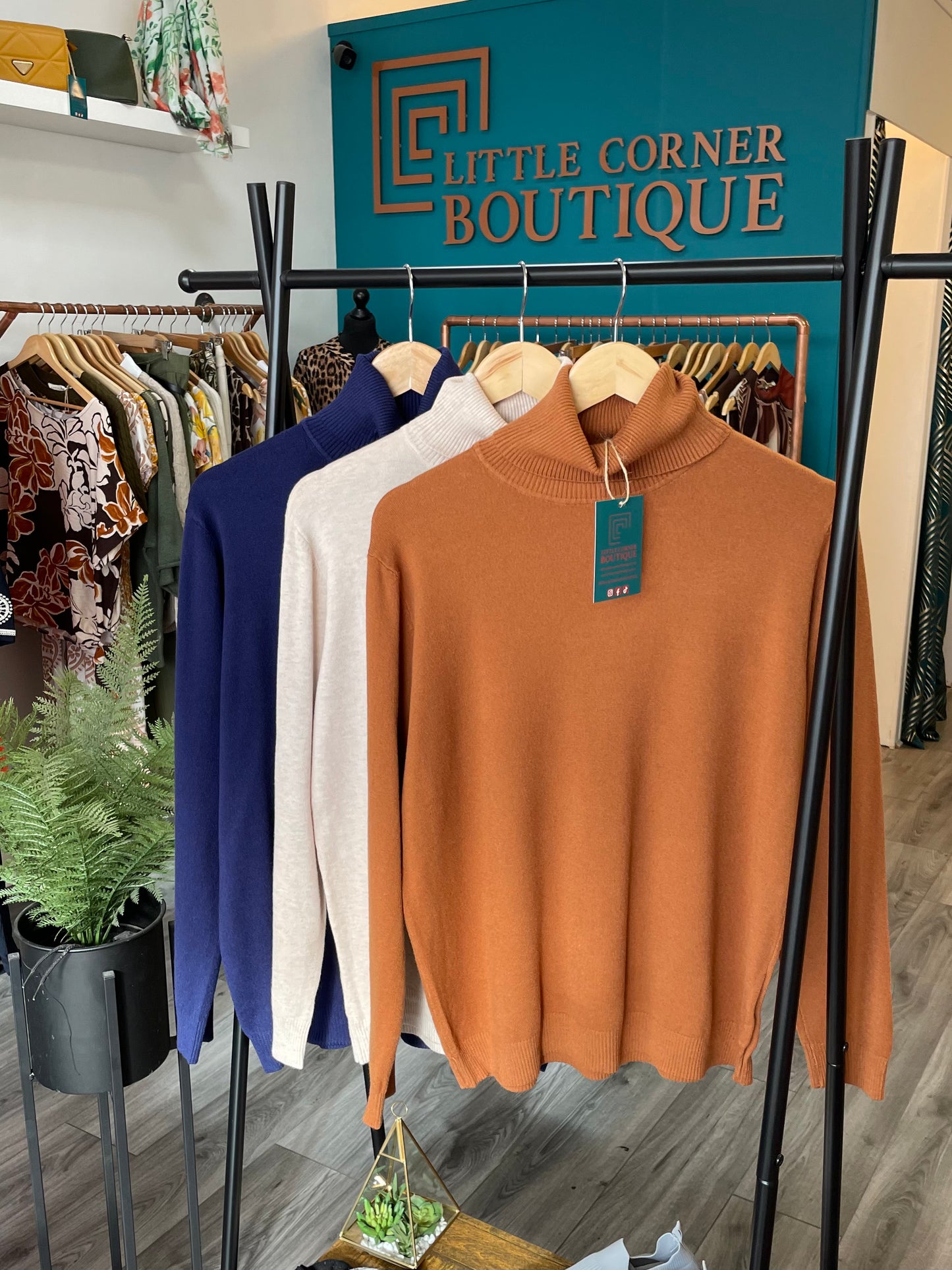 Soft Roll Neck Tops