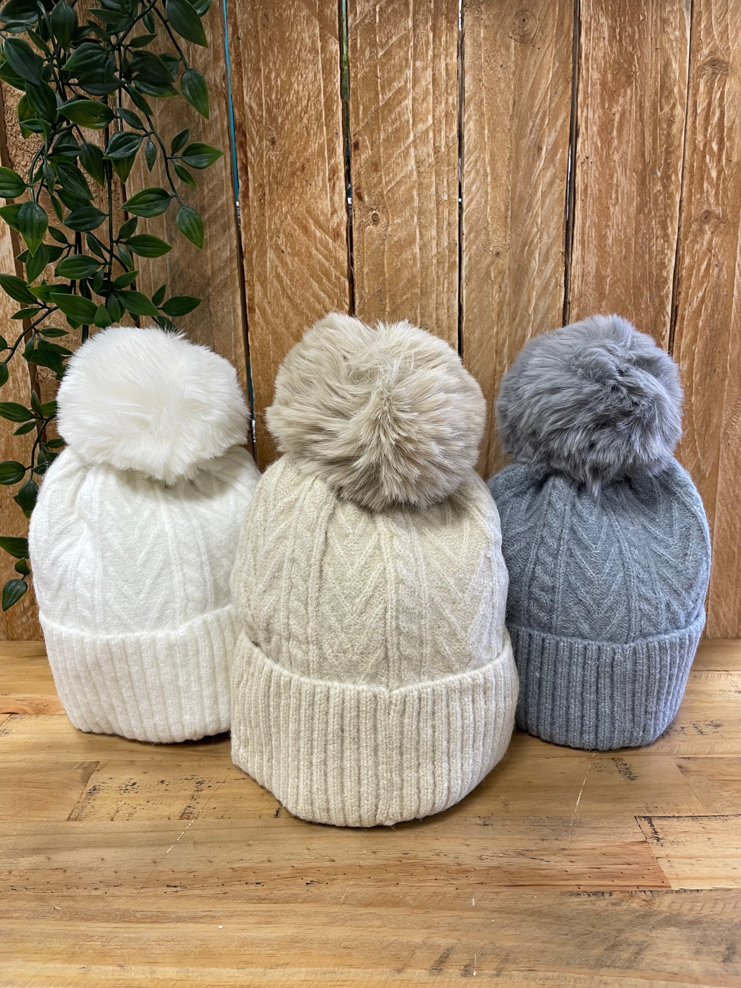 Knitted Pom Hats