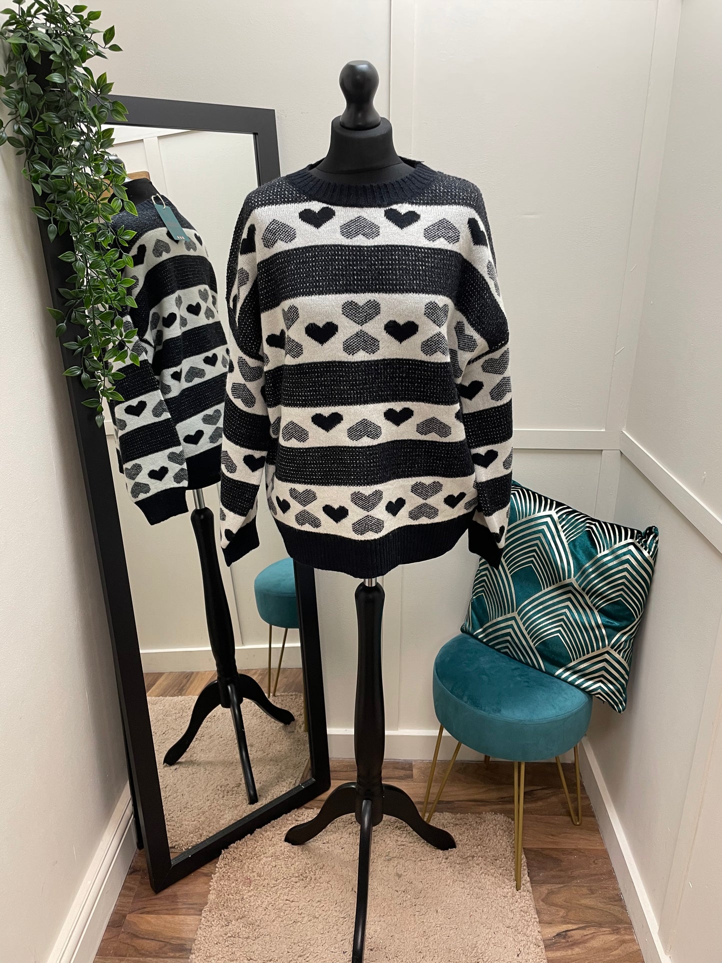 Heart Print Jumpers