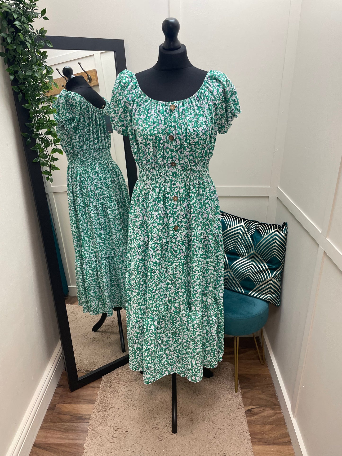 Floral Tiered Maxi Dresses