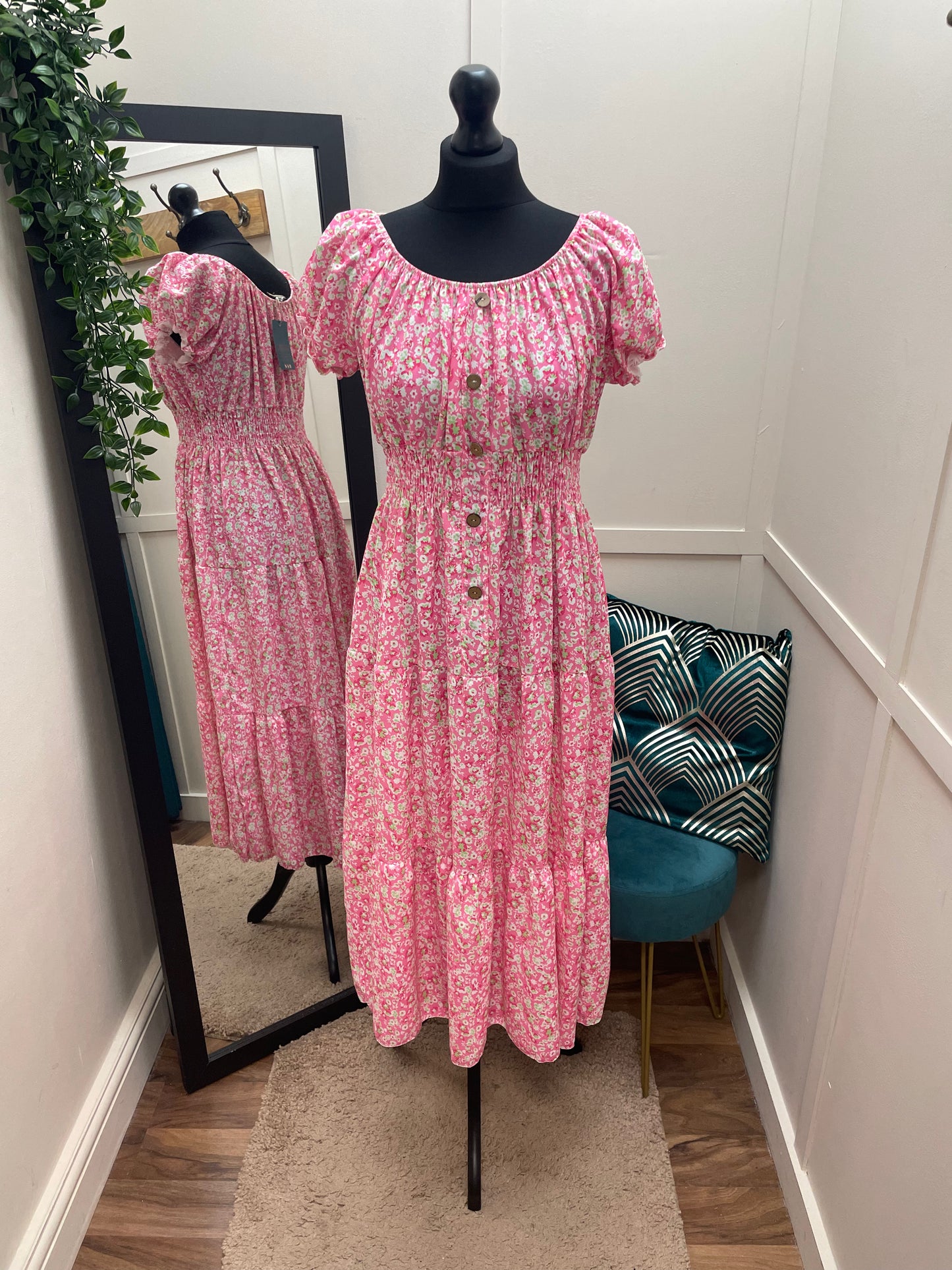 Floral Tiered Maxi Dresses