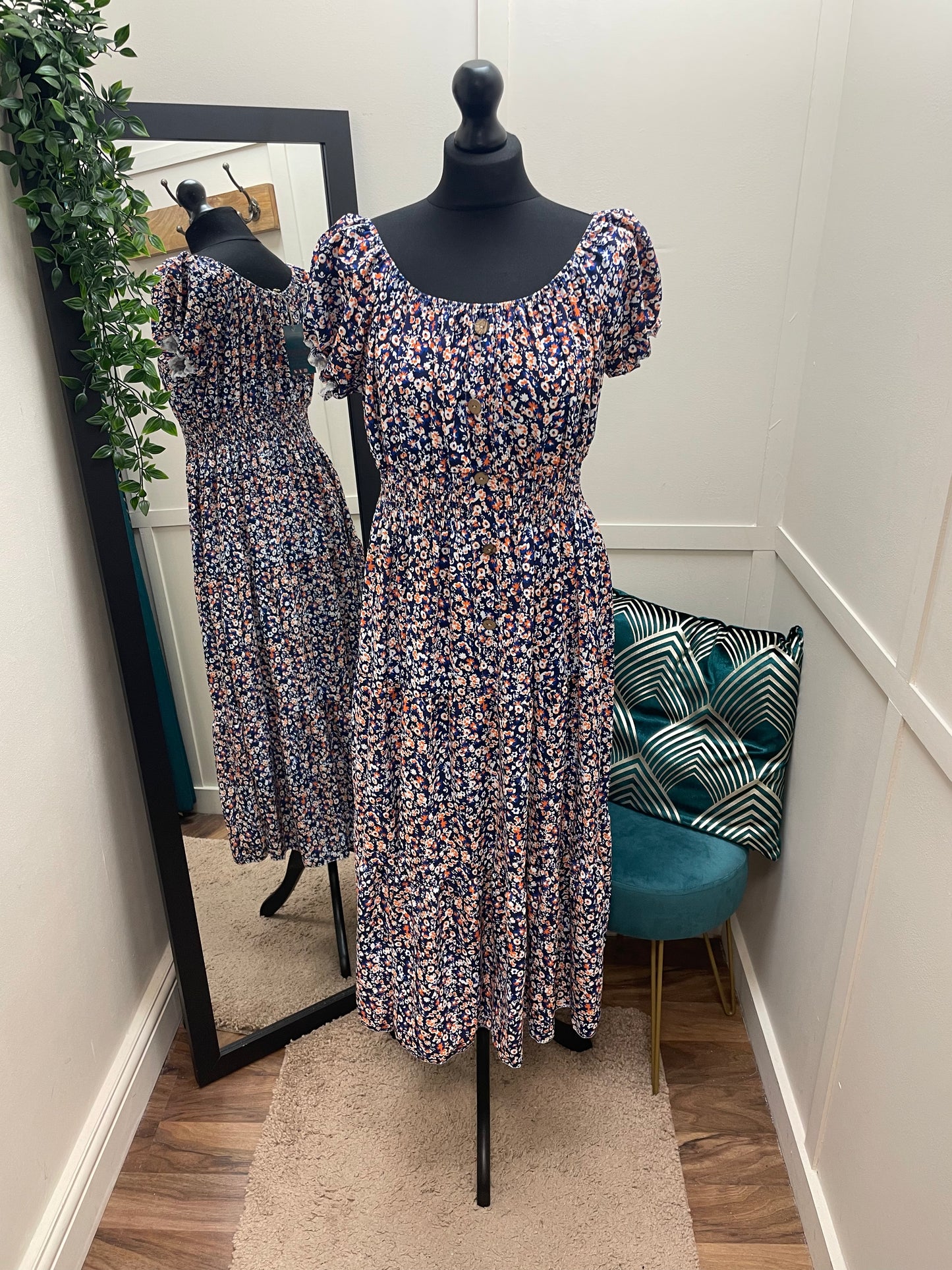 Floral Tiered Maxi Dresses