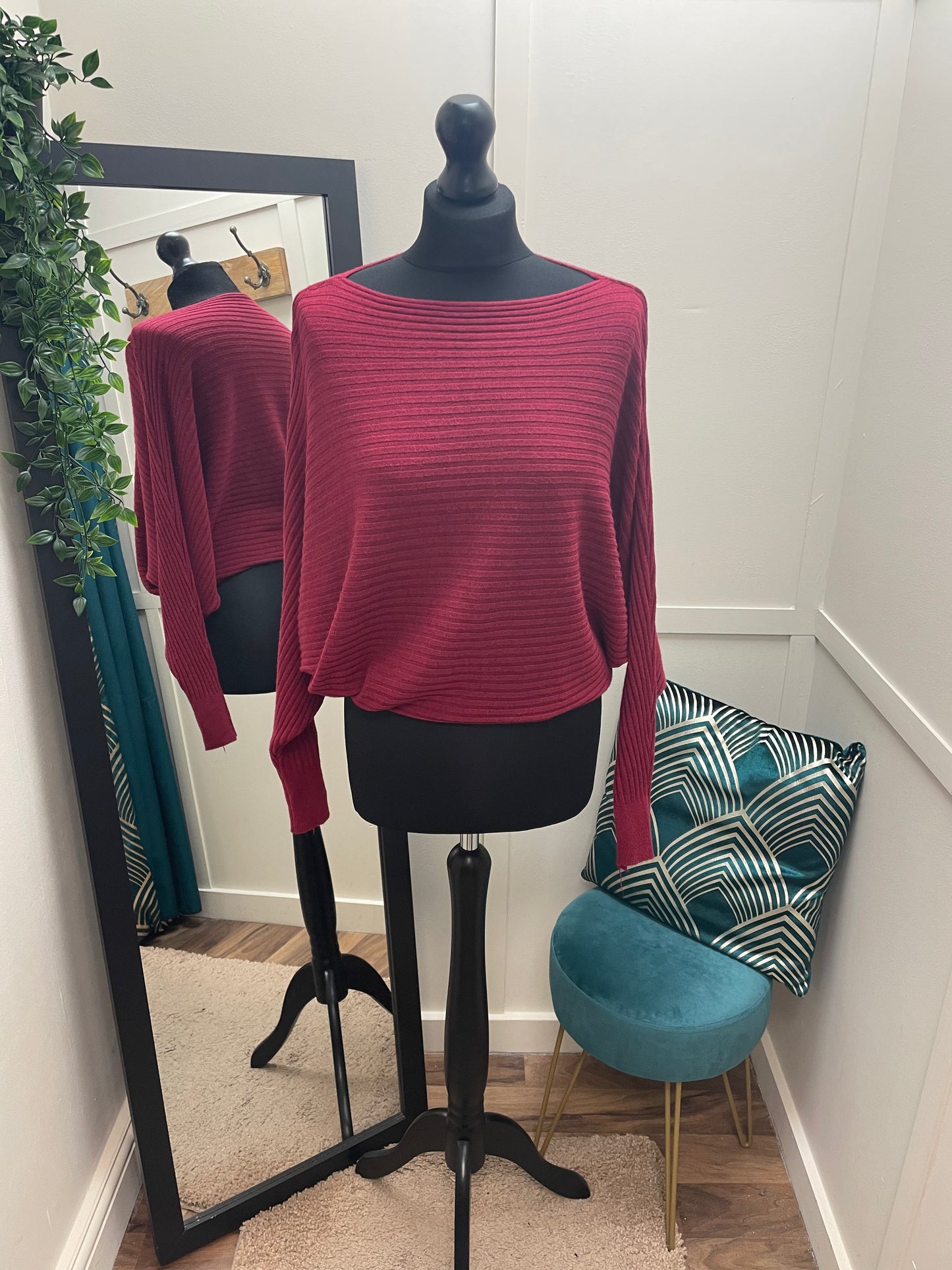 Ribbed Batwing Jumpers