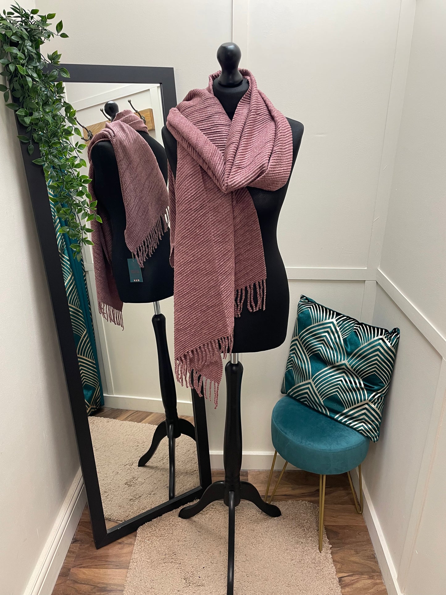 Plain Crinkle Scarves