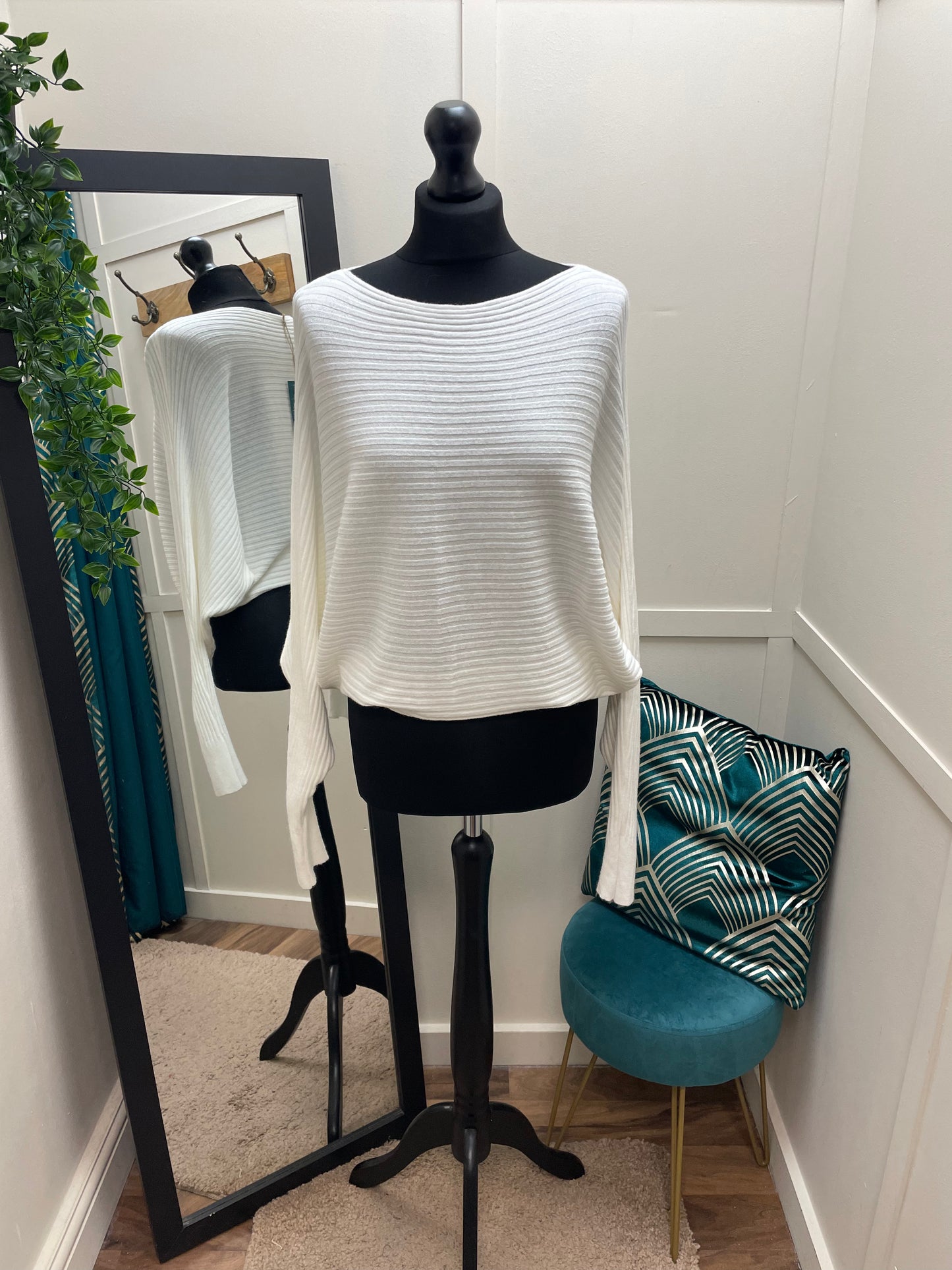 Ribbed Batwing Jumpers