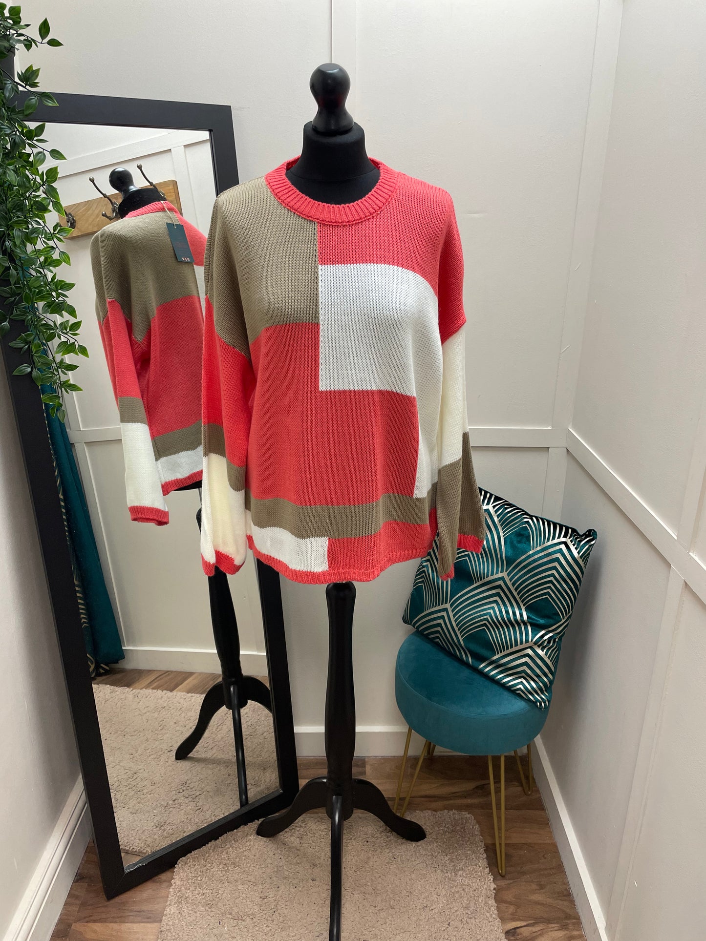 Colour Block Knit Jumpers