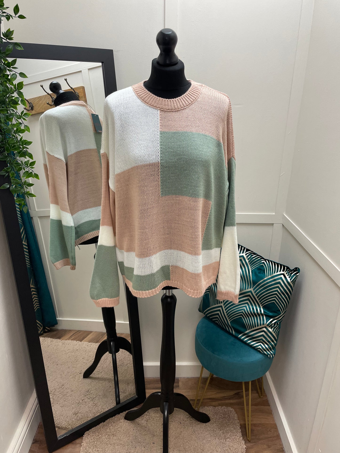Colour Block Knit Jumpers