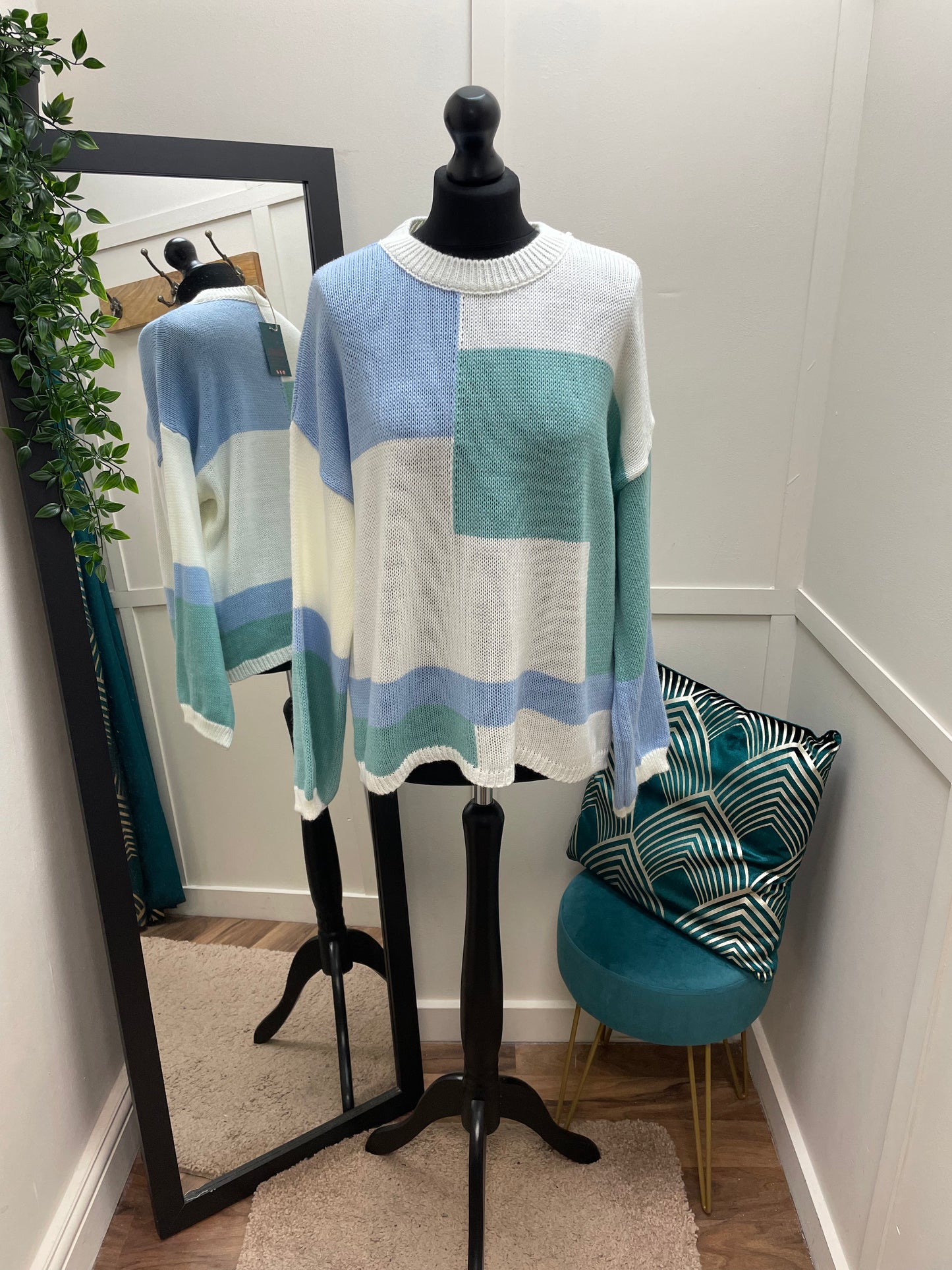 Colour Block Knit Jumpers