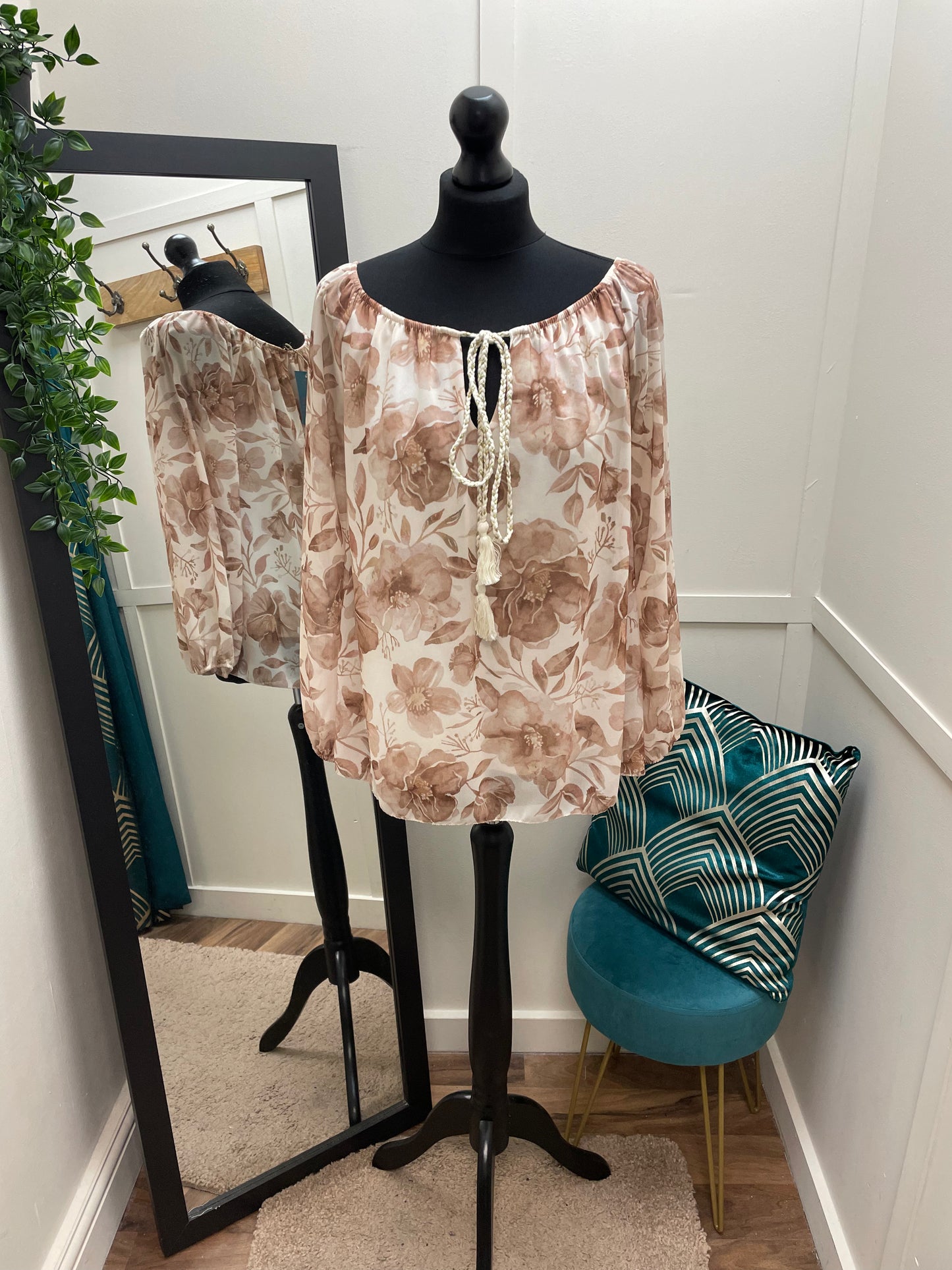 Floral Tassel Tops