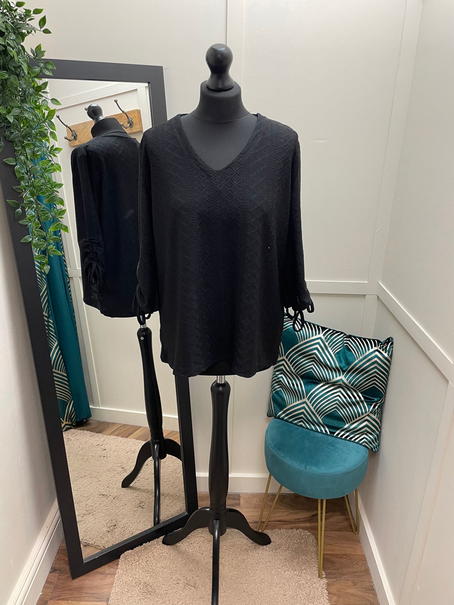 Anglaise Drawstring Blouses