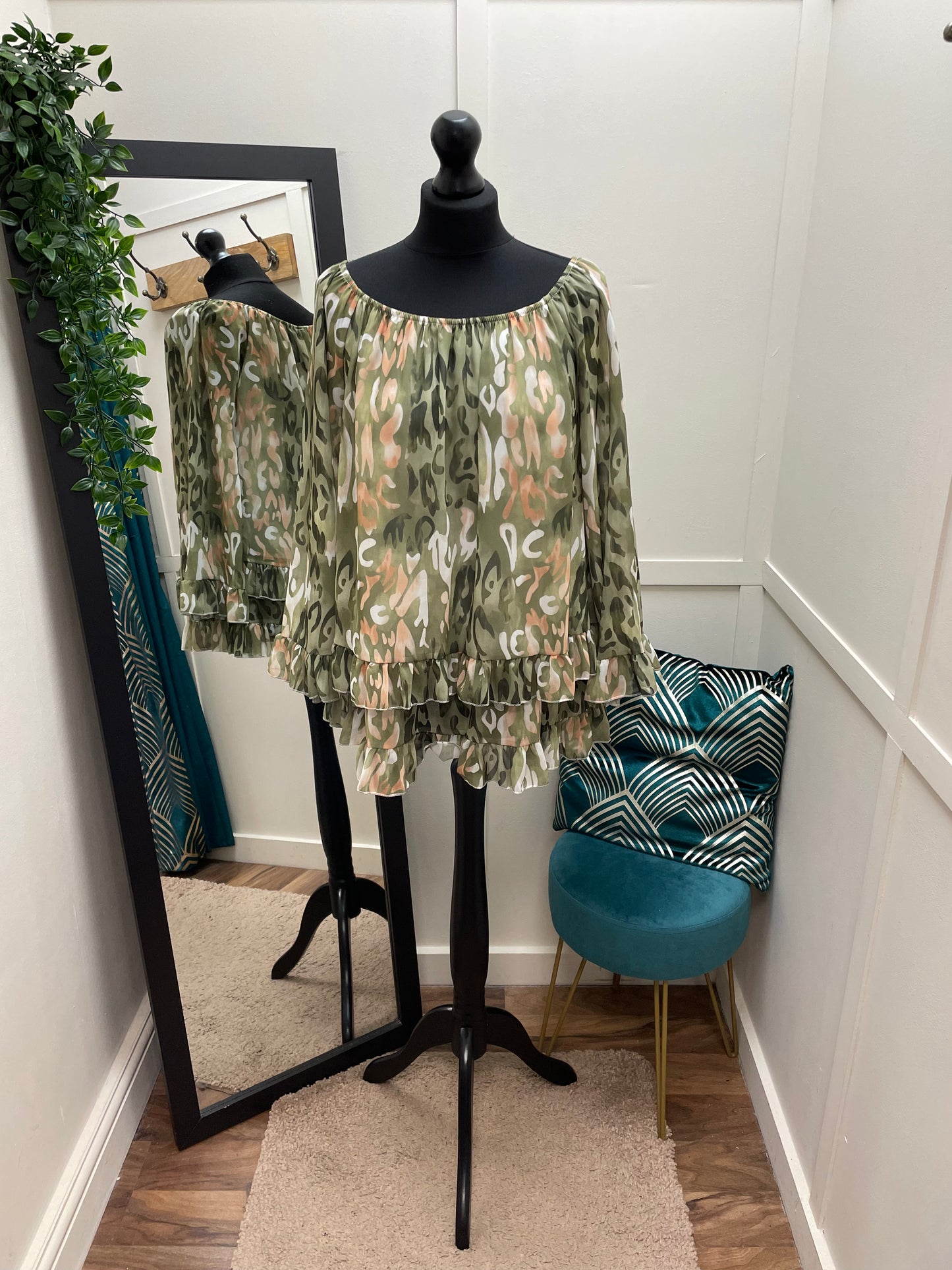Summer Print Bardot Blouses