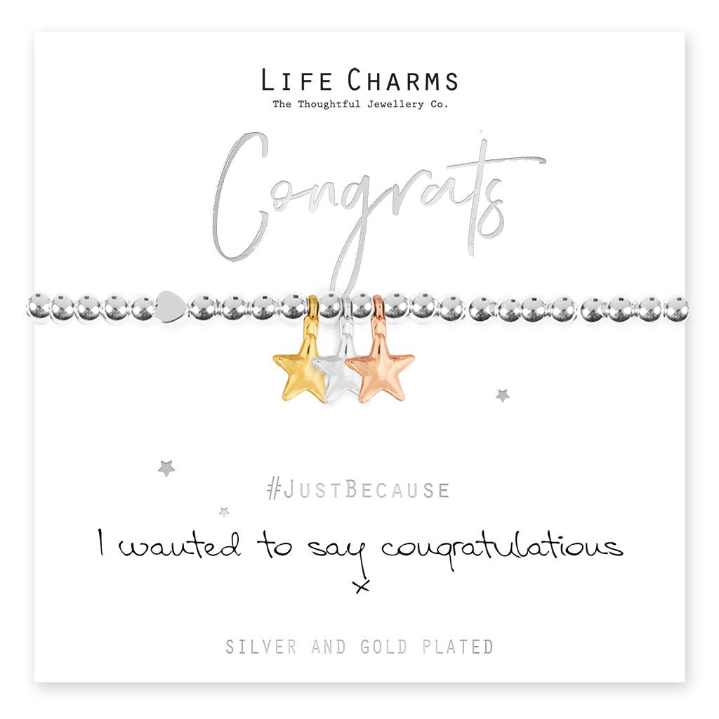 Life Charms Congratulations You Smashed It Bracelet