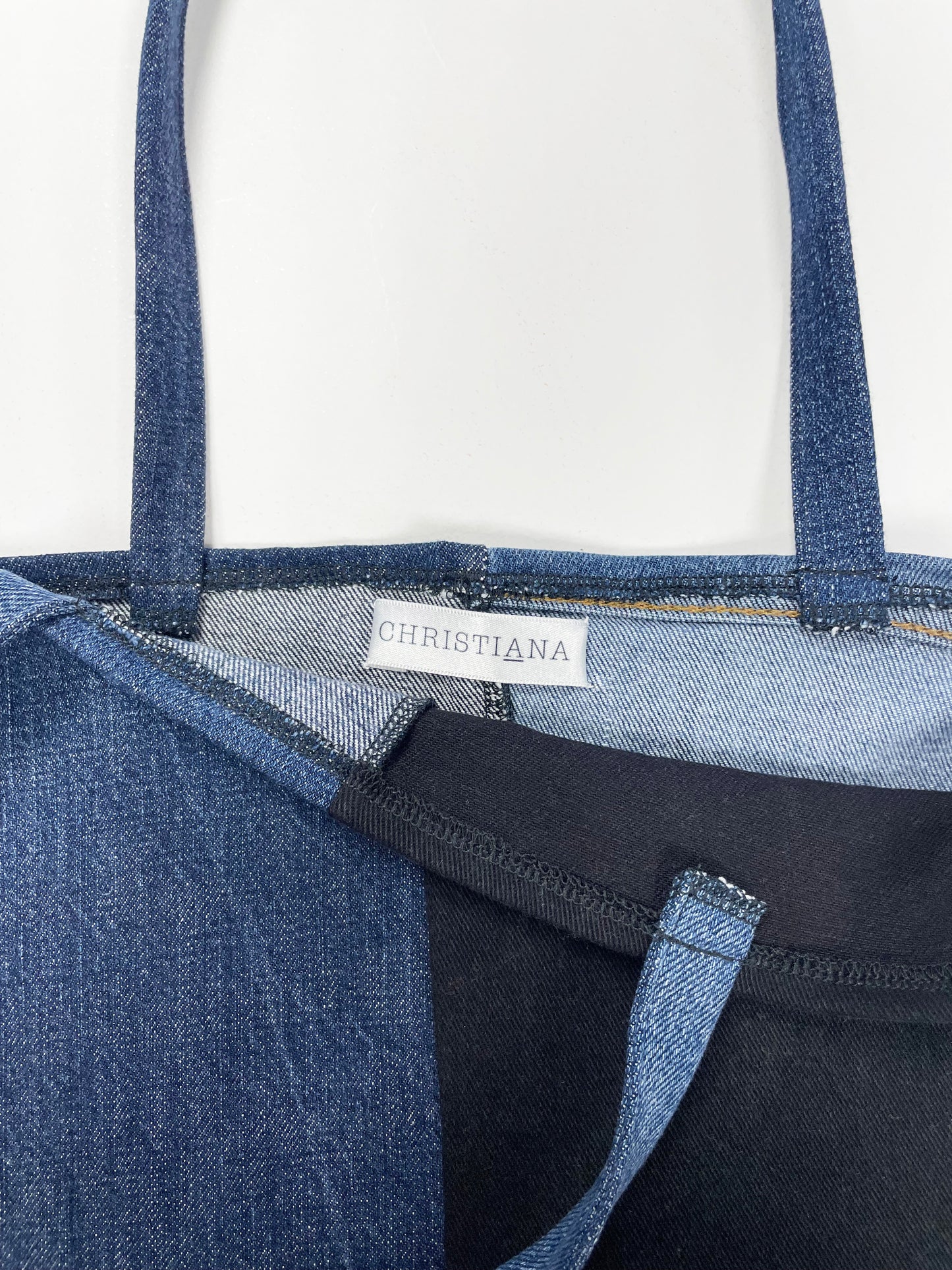 CHRISTIANA Recycled Denim Tote Bag