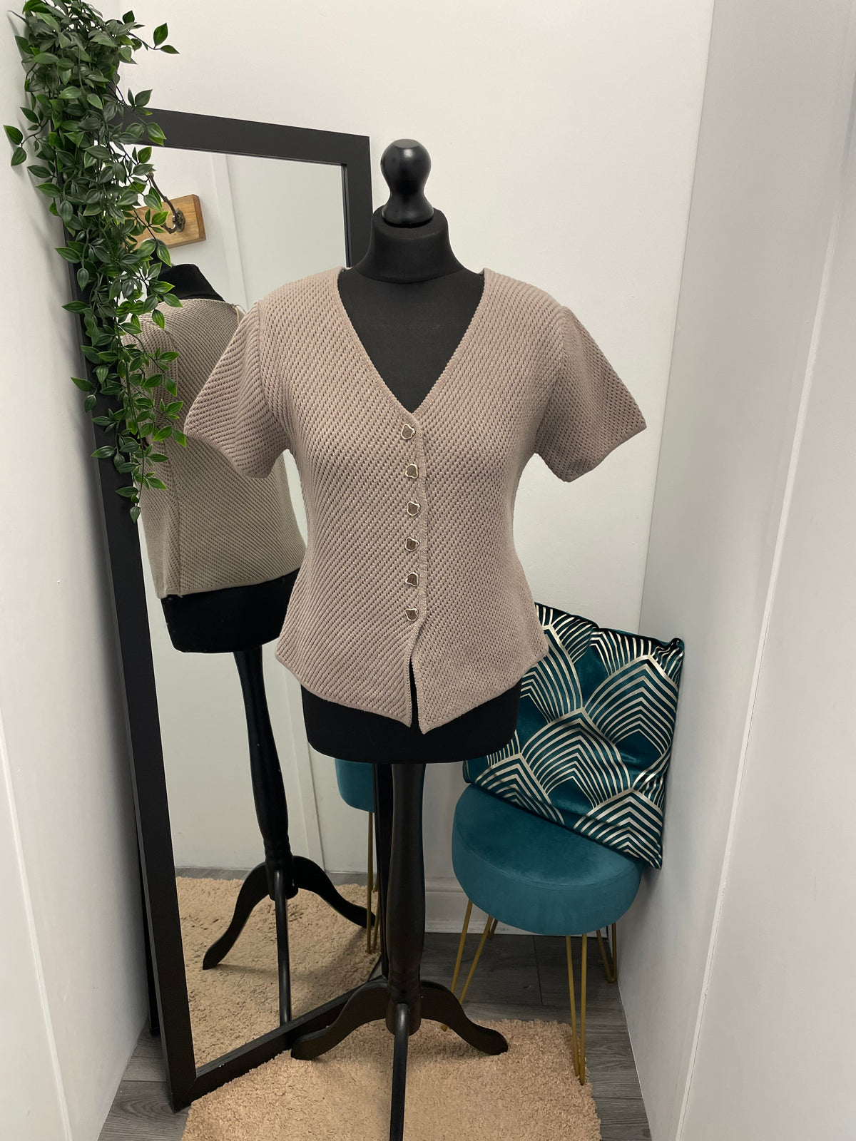 Knit T-Shirt Cardigans