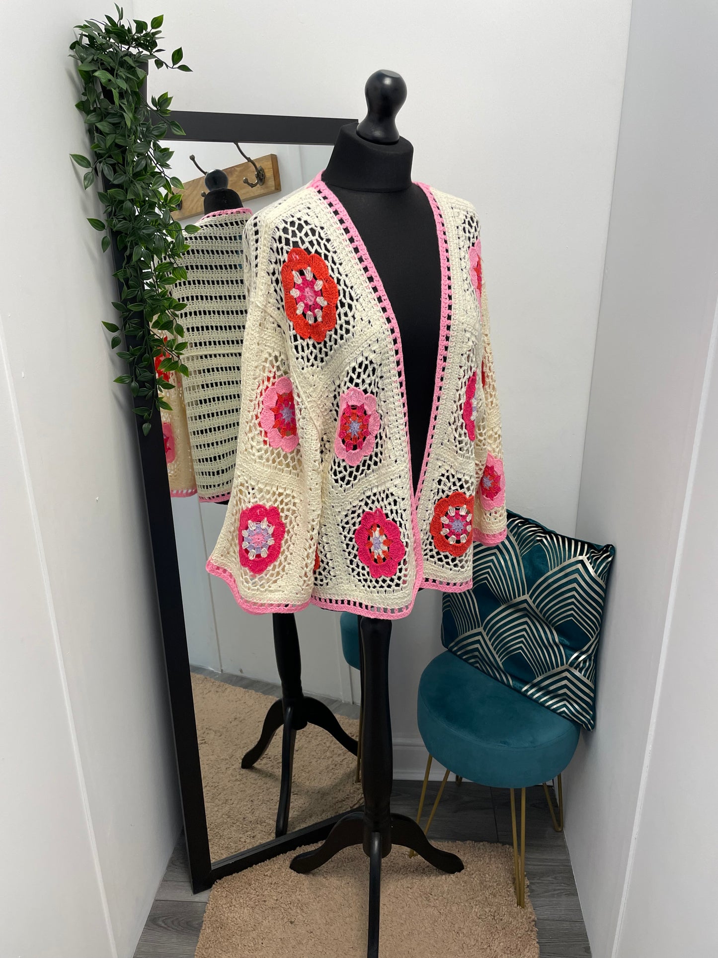 Bright Floral Crochet Cardigans