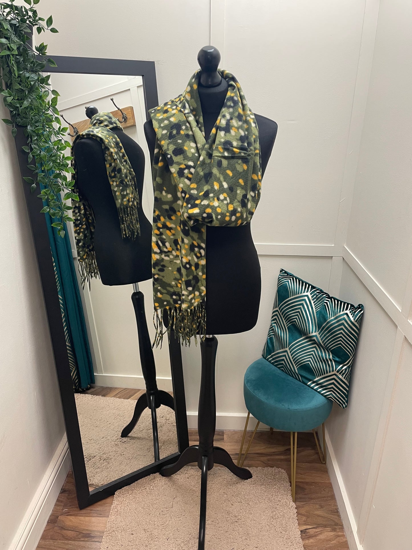 Polka Dot Animal Print Scarves