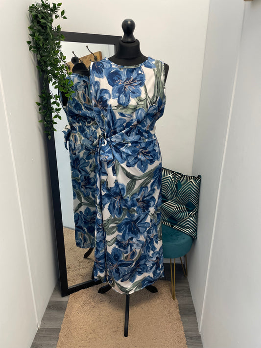 Side Tie Maxi Dress