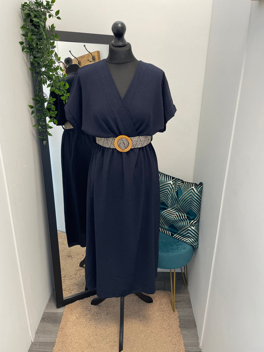 Cross-Over Midi Dresses