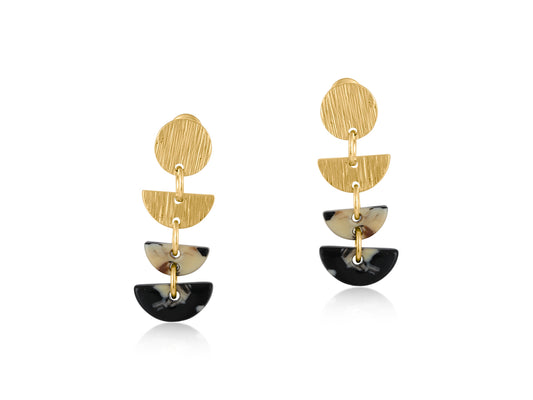 Big Metal London Hortense Drop Earrings