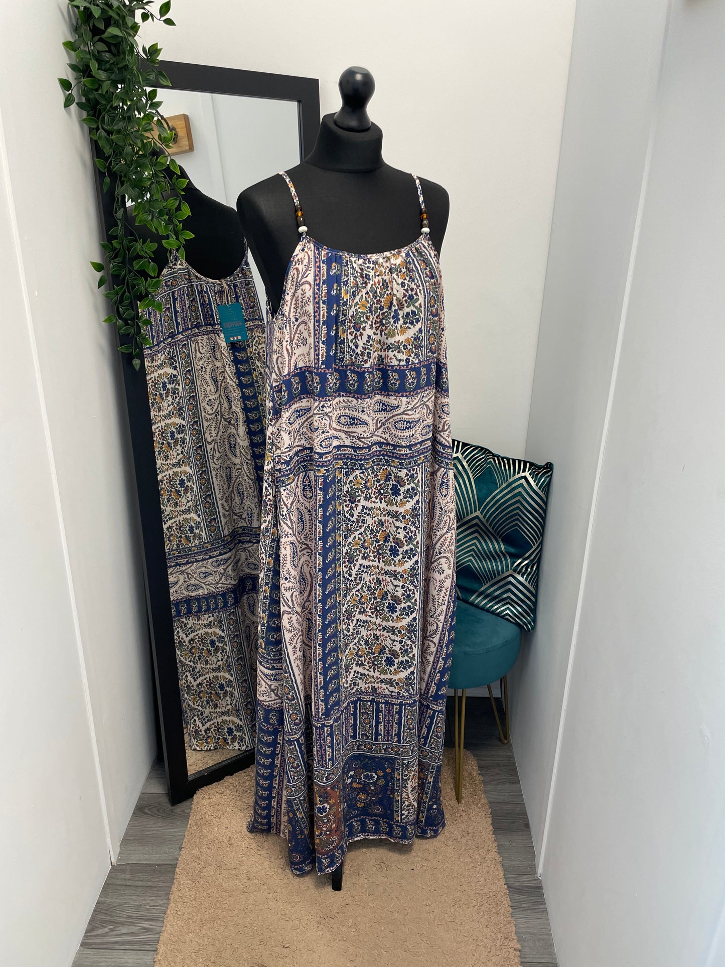 Beaded Strap Maxi Dresses