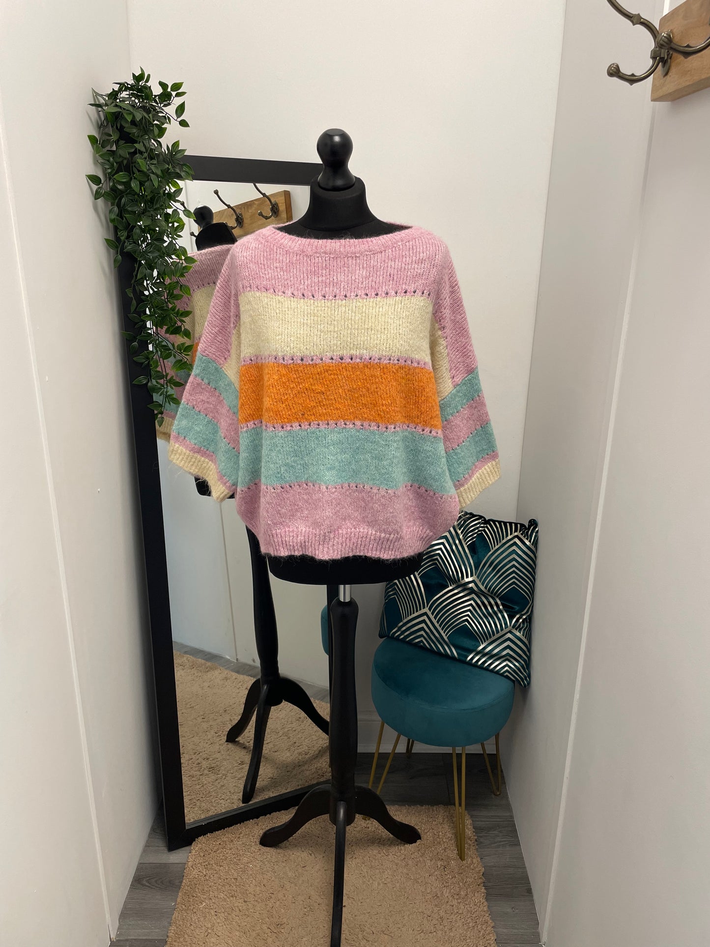 Pastel Striped Knits