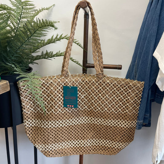 Striped Weave Summer Bags