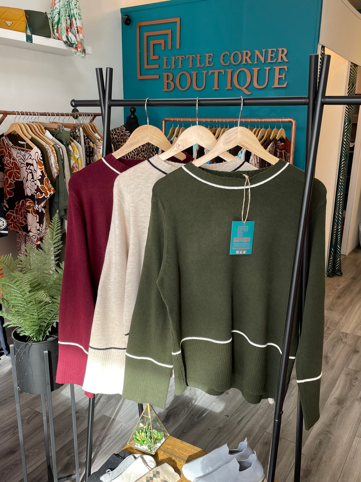 Contrast Stripe Jumpers