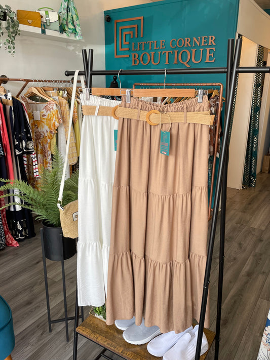 Tiered Maxi Skirts