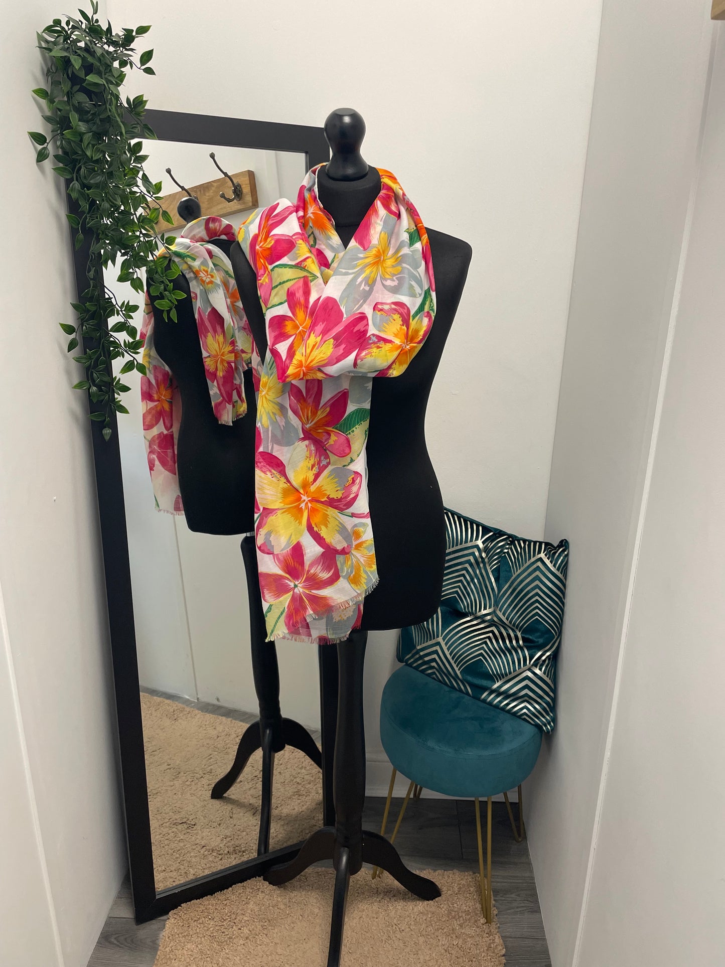 Flower Print Scarves