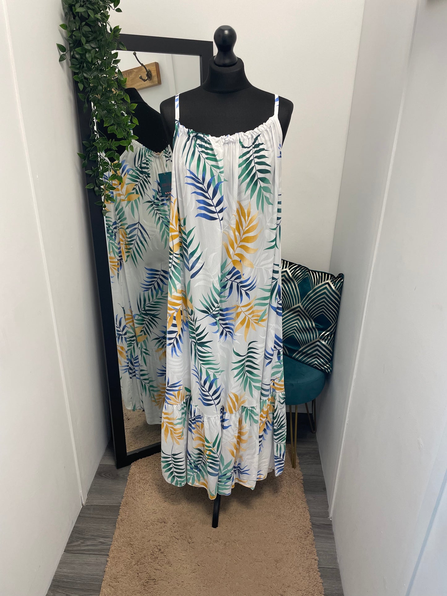 Palm Tree Print Maxi Dresses