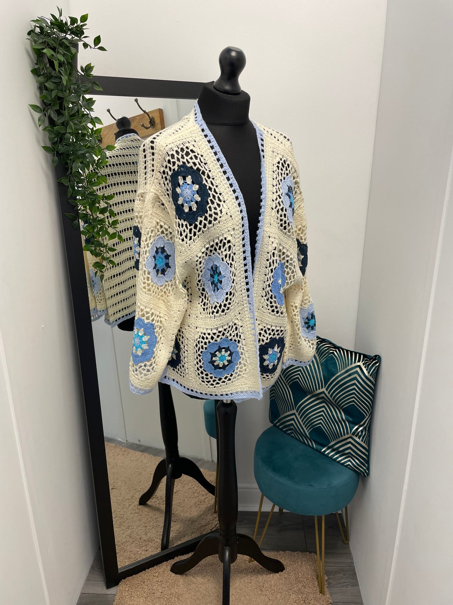 Bright Floral Crochet Cardigans