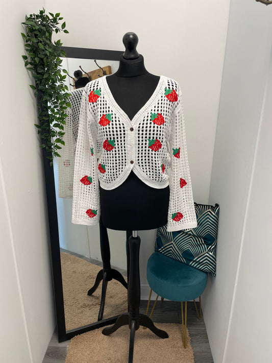 Strawberry Crochet Cardigans