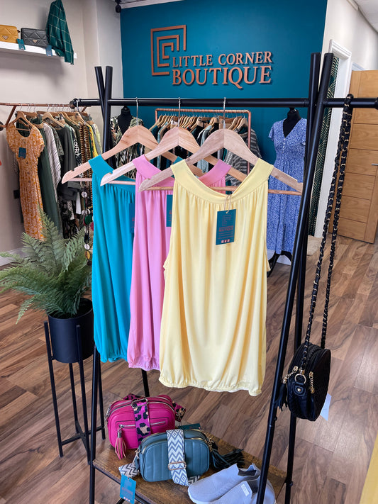 Plain Halter Neck Tops