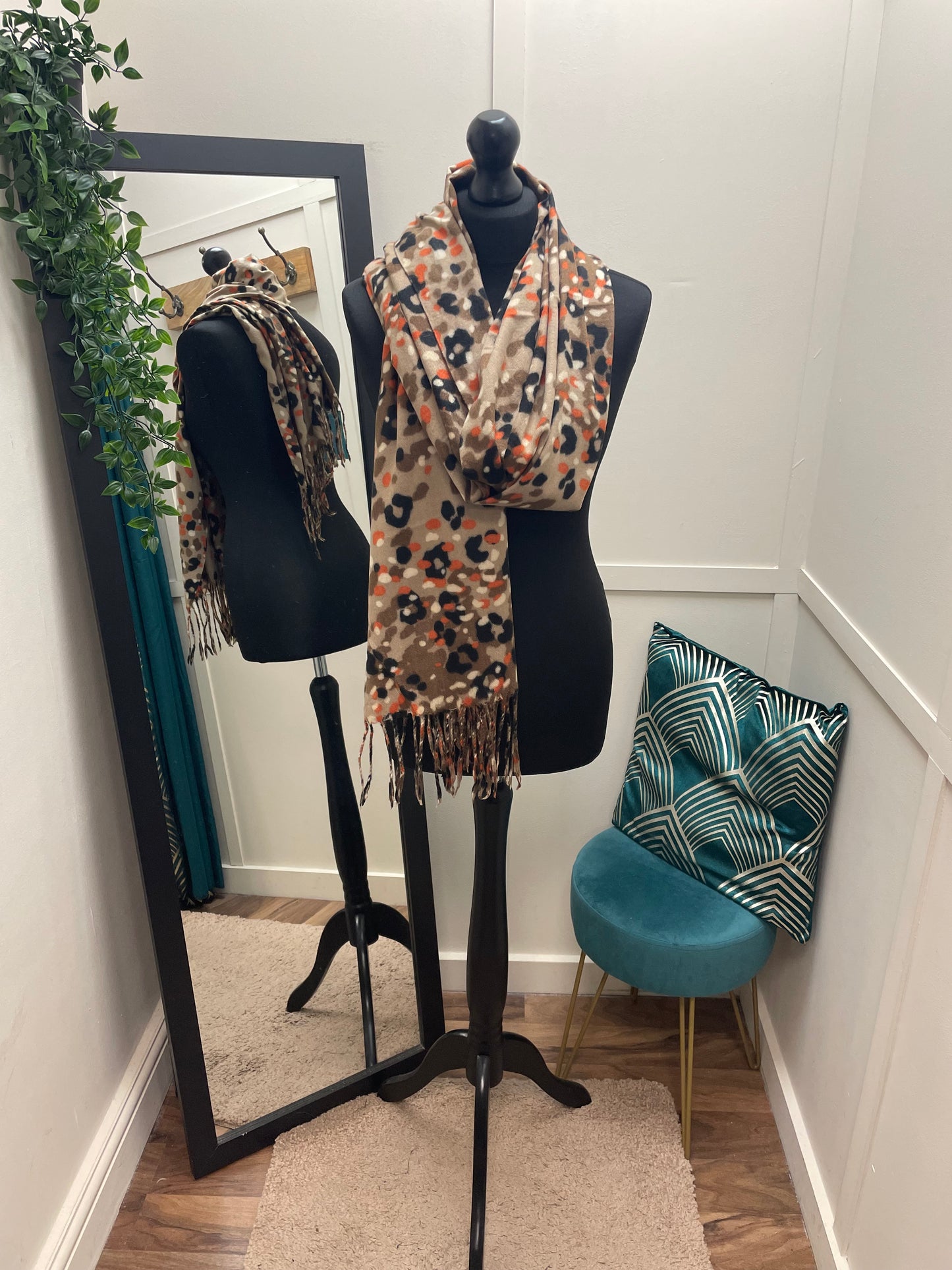 Polka Dot Animal Print Scarves