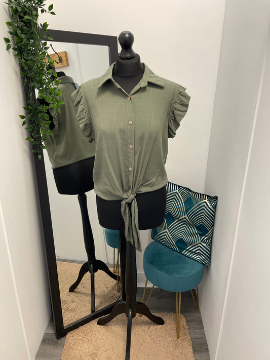Tied Frill Shirts